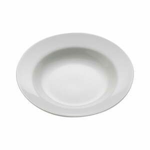 Bílý porcelánový talíř na polévku Maxwell & Williams Basic Bistro, ø 22,5 cm