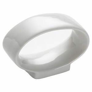 Bílý porcelánový kroužek na ubrousky Maxwell & Williams Basic