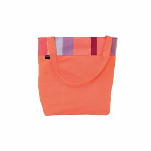 Oranžová bavlněná plážová taška Remember Coral