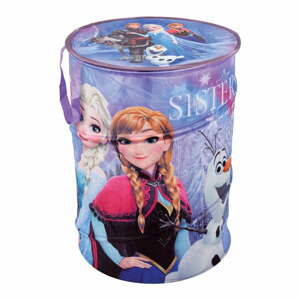 Textilní úložný koš s víkem Domopak Frozen, výška 50 cm