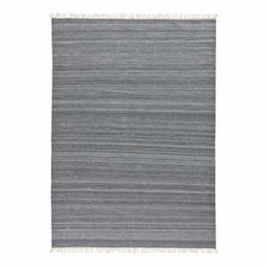 Tmavě šedý venkovní koberec z recyklovaného plastu Universal Liso, 160 x 230 cm