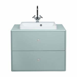 Světle zelená skříňka s umyvadlem bez baterie 80x62 cm Color Bath - Tom Tailor for Tenzo