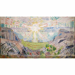 Reprodukce obrazu Edvard Munch - The Sun, 70 x 40 cm