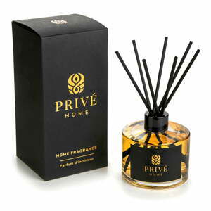 Tyčinkový difuzér Privé Home Tobacco & Leather, 200 ml