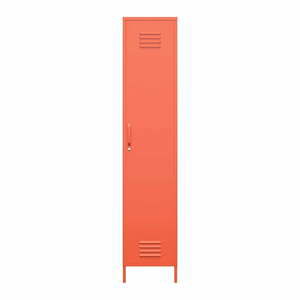Oranžová kovová skřínka Novogratz Cache, 38 x 185 cm