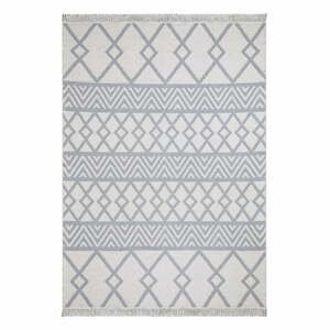 Bílo-šedý bavlněný koberec Oyo home Duo, 120 x 180 cm