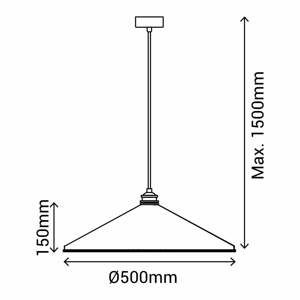 Zelené závěsné svítidlo SULION Elena, výška 150 cm