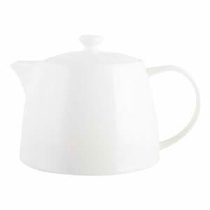 Bílá porcelánová konvice Mikasa Ridget, 1,4 l