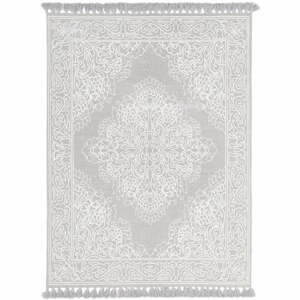 Šedý ručně tkaný bavlněný koberec Westwing Collection Salima, 160 x 230 cm
