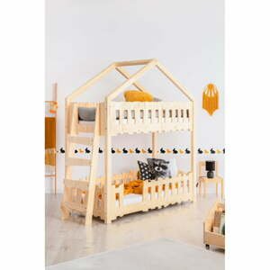 Domečková patrová dětská postel 90x200 cm Zippo B - Adeko