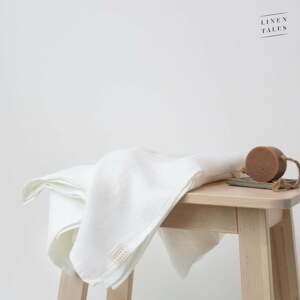 Bílý lněný ručník 140x100 cm - Linen Tales
