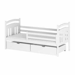 Bílá dětská postel s úložným prostorem 80x200 cm Kate - Lano Meble