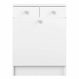 Bílá nízká koupelnová skříňka 60x82 cm Combi - TemaHome