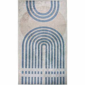 Modrý/šedý koberec 180x120 cm - Vitaus