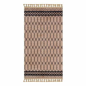 Hnědý pratelný koberec běhoun 300x100 cm - Vitaus