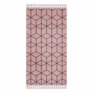 Růžový pratelný koberec 150x80 cm - Vitaus