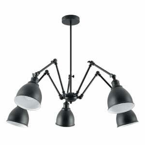 Černé závěsné svítidlo s kovovým stínidlem 70x70 cm Matilda Shade - Nice Lamps