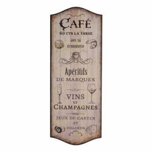 Cedule 30x80 cm Café – Antic Line