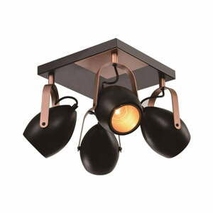 Černé stropní svítidlo 32x32 cm Anica – Candellux Lighting