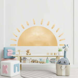 Dětská samolepka na zeď 140x60 cm Watercolor Sun – Ambiance