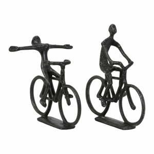 Kovové sošky v sadě 2 ks Cyclists – Light & Living
