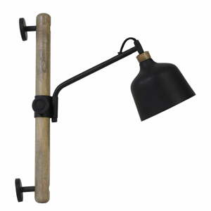 Černé nástěnné svítidlo (délka 40 cm) Banu – Light & Living