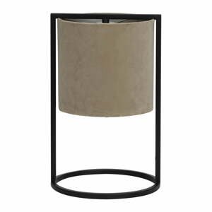 Černo-béžová stolní lampa (výška 35 cm) Santos – Light & Living