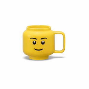 Žlutý keramický dětský hrnek 255 ml Head – LEGO®