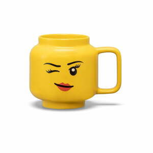 Žlutý keramický dětský hrnek 530 ml Head – LEGO®