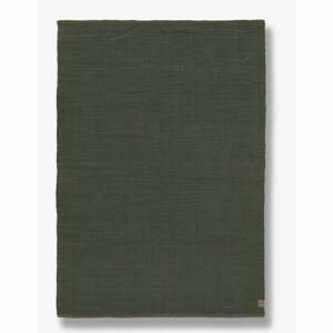 Tmavě zelený jutový koberec běhoun 70x150 cm Ribbon – Mette Ditmer Denmark