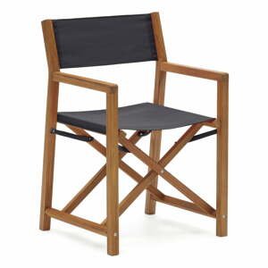 Černá/dřevěná zahradní židle Thianna – Kave Home