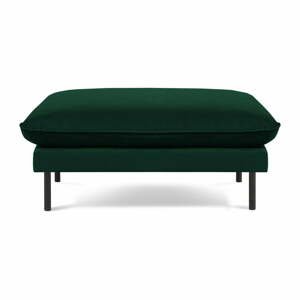 Tmavě zelená sametová podnožka Vienna – Cosmopolitan Design
