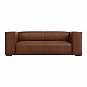 Koňakově hnědá kožená pohovka 212 cm Madame – Windsor & Co Sofas