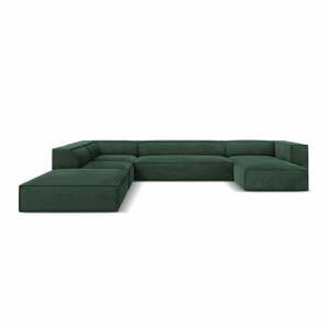 Tmavě zelená rohová pohovka (levý roh) Madame – Windsor & Co Sofas