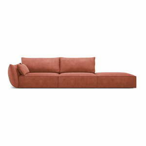 Červená rohová pohovka Vanda – Mazzini Sofas