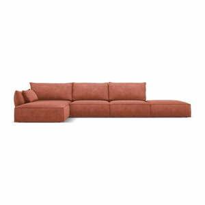 Červená rohová pohovka (levý roh) Vanda – Mazzini Sofas