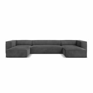 Šedá rohová pohovka (do "U") Madame – Windsor & Co Sofas