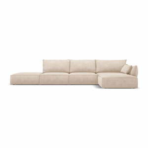 Béžová rohová pohovka (pravý roh) Vanda – Mazzini Sofas