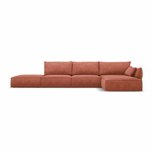 Červená rohová pohovka (pravý roh) Vanda – Mazzini Sofas