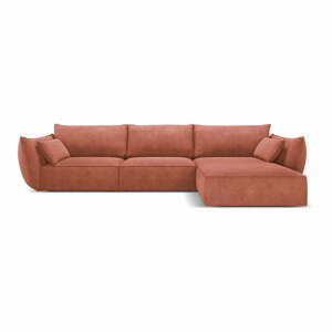 Červená rohová pohovka (pravý roh) Vanda – Mazzini Sofas