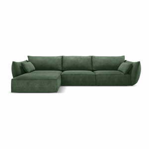 Tmavě zelená rohová pohovka (levý roh) Vanda – Mazzini Sofas