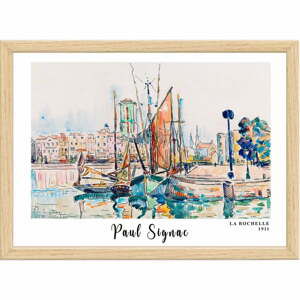 Plakát v rámu 75x55 cm Paul Signac – Wallity