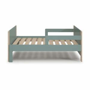 Zelená/přírodní rostoucí dětská postel 90x140 cm Willi – Marckeric