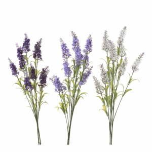 Umělé květiny v sadě 3 ks Lavender – Casa Selección