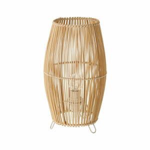 Bambusová stolní lampa v přírodní barvě s bambusovým stínidlem (výška 29 cm) Natural Way – Casa Selección