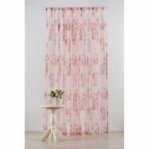 Růžová záclona 300x245 cm Angel – Mendola Fabrics