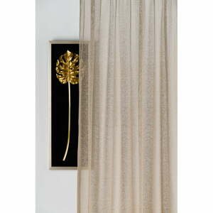 Záclona v béžovo-zlaté barvě 140x245 cm Carmine – Mendola Fabrics
