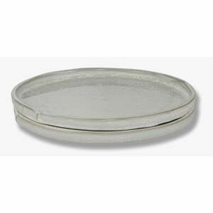 Bílé talíře v sadě 2 ks z kamene ø 20 cm Sand Grain – Mette Ditmer Denmark