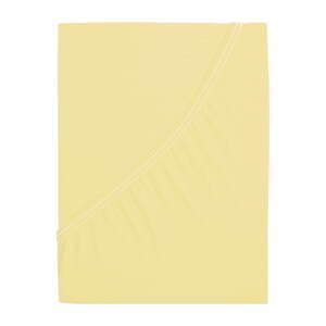 Žluté napínací prostěradlo 200x220 cm – B.E.S.