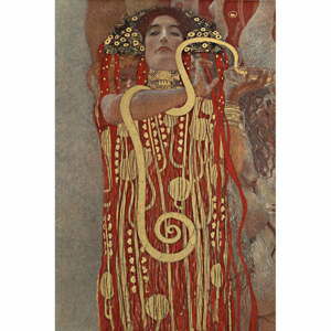 Obraz - reprodukce 60x90 cm Hygieia, Gustav Klimt – Fedkolor